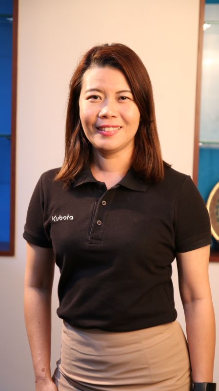 Miss Rutchaneewan Panbutr, the Customer Success System Department Manager of Siam Kubota Corporation