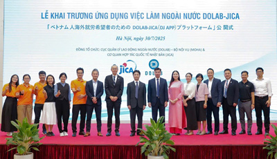 Lễ ra mắt nền tảng số DOLAB-JICA