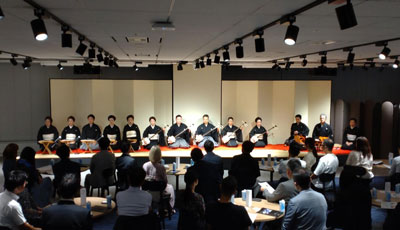 イベント_ART MEETS BUSINESS Vol.3 世界に響き、未来へつながる「和」の音色の様子