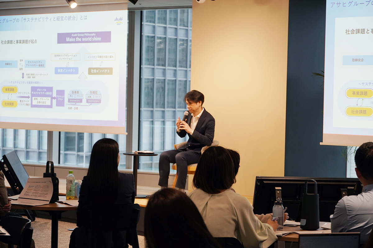 アサヒグループホールディングス Senior Manager 勝島 宏信氏