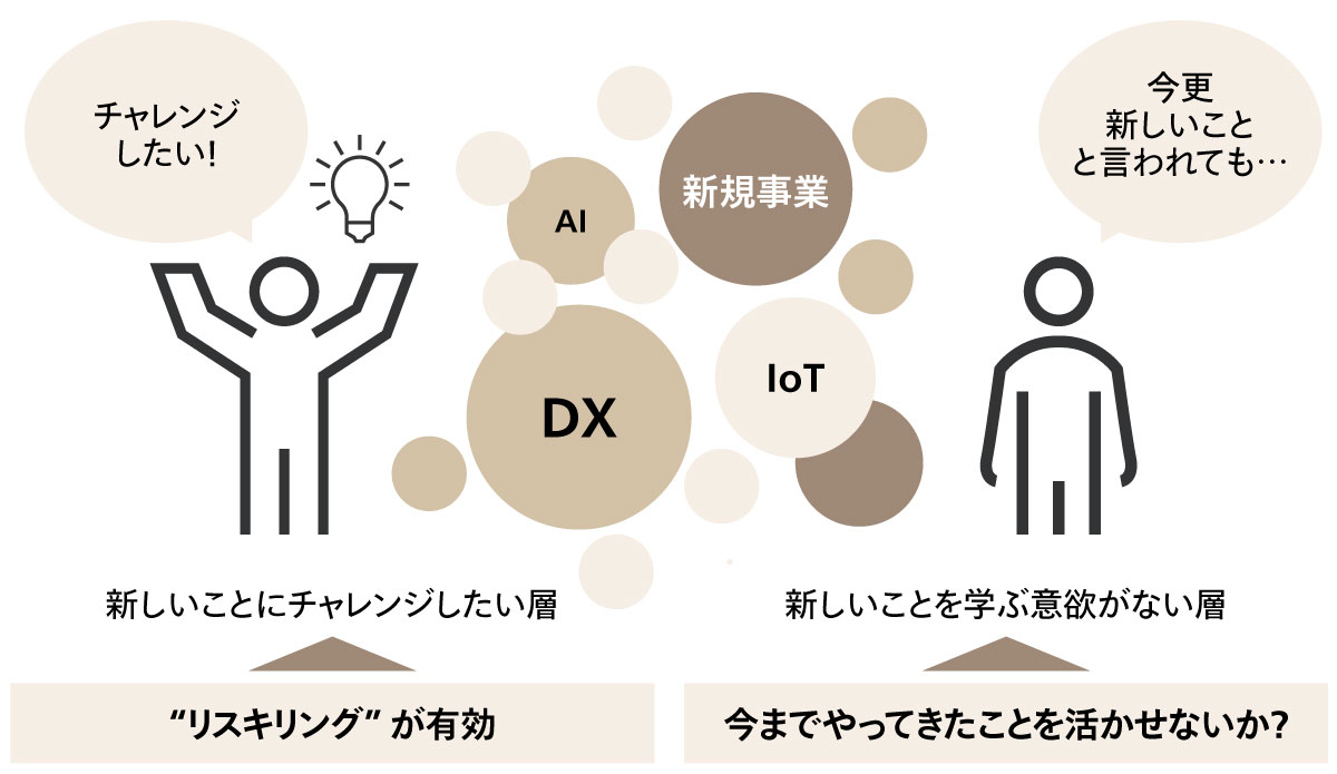 図2 シニア社員におけるキャリア志向の違い