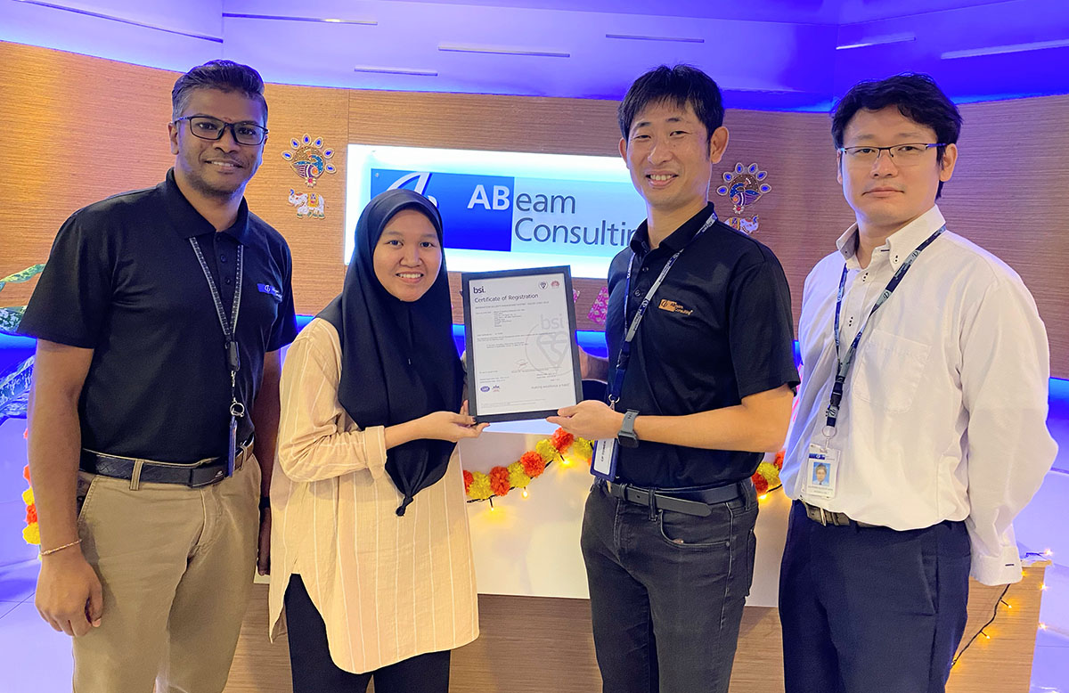 ABeam Consulting Malaysia obtained ISO27001:2013 certification, an internationally recognized Information Security Management System (ISMS) accredited by the British Standards Institute (BSI).