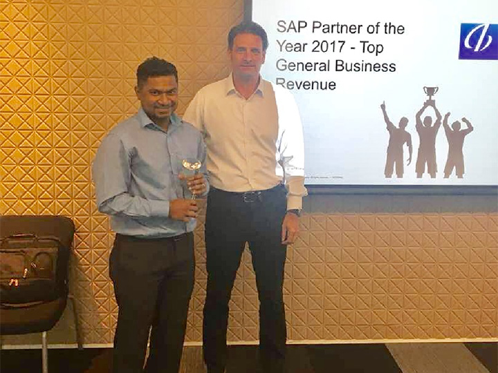 ABeam Malaysia received a SAP Partner Of The Year 2017
