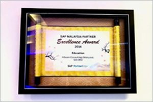 SAP Malaysia Partner Excellence Award 2014 (Education)