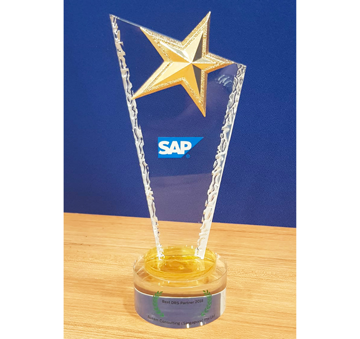 ABeam Singapore received a SAP Highest DRS Revenue 2018 Award